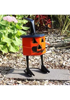 Flash Sale ⌛ Witchy Pumpkin 💀 Halloween Metal Art Statue - 13.25 in by Sunnydaze Decor 🔔 -Sunnydaze Decor Shop Belk 3810