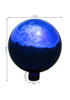 Buy 🧨 Blue Mirrored Surface Gazing Globe - 10 in by Sunnydaze Decor 🔔 -Sunnydaze Decor Shop Belk 3815