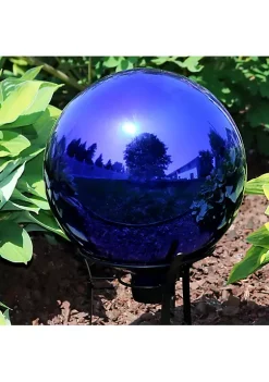 Buy 🧨 Blue Mirrored Surface Gazing Globe - 10 in by Sunnydaze Decor 🔔 -Sunnydaze Decor Shop Belk 3816
