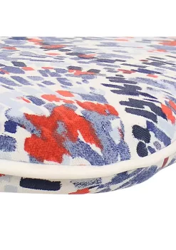 Brand new 👏 Outdoor U-Shaped Seat Cushions - Abstract Red/Blue - Set of 2 by Sunnydaze Decor 🔔 -Sunnydaze Decor Shop Belk 3835