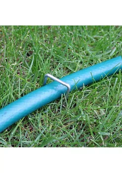 Wholesale 🥰 12 in Galvanized Steel Garden/Landscape Staples - Set of 25 by Sunnydaze Decor ❤️