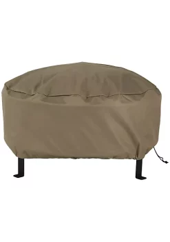 Cheapest ✨ 36 in Heavy-Duty Polyester Round Outdoor Fire Pit Cover - Khaki by Sunnydaze Decor 🔥 -Sunnydaze Decor Shop Belk 3879