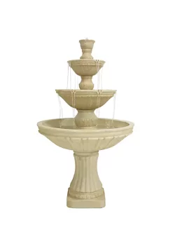 Brand new ๐ Classic Designer Polystone Outdoor 3-Tier Fountain - White by Sunnydaze Decor โ 9 Brand new ๐ Classic Designer Polystone Outdoor 3-Tier Fountain - White by Sunnydaze Decor โ -Sunnydaze Decor Shop Belk 4015