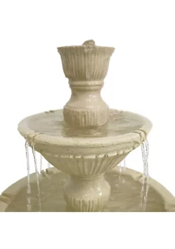 Brand new ๐ Classic Designer Polystone Outdoor 3-Tier Fountain - White by Sunnydaze Decor โ 10 Brand new ๐ Classic Designer Polystone Outdoor 3-Tier Fountain - White by Sunnydaze Decor โ -Sunnydaze Decor Shop Belk 4016
