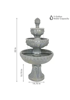 Top 10 ๐ Lion Head Fiberglass Outdoor 4-Tier Water Fountain by Sunnydaze Decor โ 12 Top 10 ๐ Lion Head Fiberglass Outdoor 4-Tier Water Fountain by Sunnydaze Decor โ -Sunnydaze Decor Shop Belk 4076