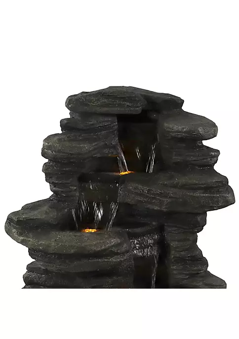 Best reviews of โญ Electric Stacked Shale Water Fountain with LED Lights - 38 in by Sunnydaze Decor ๐ 5 Best reviews of โญ Electric Stacked Shale Water Fountain with LED Lights - 38 in by Sunnydaze Decor ๐ - Image 3