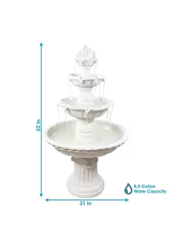 Budget ๐ฅฐ Fruit Top Fiberglass Outdoor 3-Tier Water Fountain - White by Sunnydaze Decor โจ 12 Budget ๐ฅฐ Fruit Top Fiberglass Outdoor 3-Tier Water Fountain - White by Sunnydaze Decor โจ -Sunnydaze Decor Shop Belk 4143