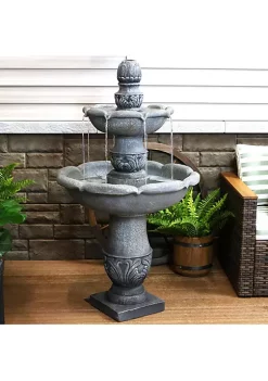 Buy 🔔 French Garden Reinforced Concrete Outdoor 2-Tier Water Fountain by Sunnydaze Decor ✨ -Sunnydaze Decor Shop Belk 4165