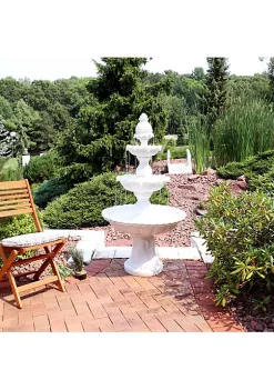 Cheapest ⭐ Welcome Fiberglass Outdoor 3-Tier Water Fountain by Sunnydaze Decor 😀 -Sunnydaze Decor Shop Belk 4180