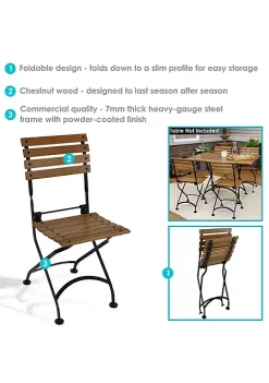 Top 10 ๐คฉ European Chestnut Wood Folding Bistro Dining Chair - Set of 4 by Sunnydaze Decor ๐ 11 Top 10 ๐คฉ European Chestnut Wood Folding Bistro Dining Chair - Set of 4 by Sunnydaze Decor ๐ -Sunnydaze Decor Shop Belk 4190