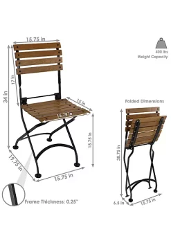 Top 10 ๐คฉ European Chestnut Wood Folding Bistro Dining Chair - Set of 4 by Sunnydaze Decor ๐ 12 Top 10 ๐คฉ European Chestnut Wood Folding Bistro Dining Chair - Set of 4 by Sunnydaze Decor ๐ -Sunnydaze Decor Shop Belk 4191