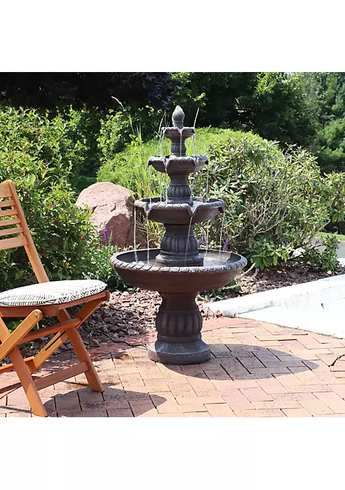 Budget ❤️ Mediterranean Resin Outdoor 4-Tier Water Fountain by Sunnydaze Decor 🧨 8 Budget ❤️ Mediterranean Resin Outdoor 4-Tier Water Fountain by Sunnydaze Decor 🧨 - Image 6