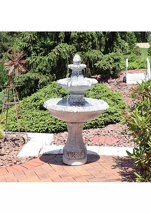 Hot Sale ๐ Mediterranean Reinforced Concrete Outdoor 3-Tier Water Fountain by Sunnydaze Decor ๐ฅ 8 Hot Sale ๐ Mediterranean Reinforced Concrete Outdoor 3-Tier Water Fountain by Sunnydaze Decor ๐ฅ - Image 6