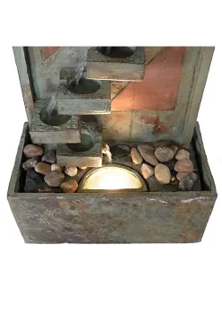 Top 10 ๐ Copper/Slate Staircase Water Fountain with LED Lights - 48 in by Sunnydaze Decor โ 10 Top 10 ๐ Copper/Slate Staircase Water Fountain with LED Lights - 48 in by Sunnydaze Decor โ -Sunnydaze Decor Shop Belk 4322