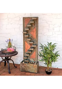 Top 10 ๐ Copper/Slate Staircase Water Fountain with LED Lights - 48 in by Sunnydaze Decor โ 13 Top 10 ๐ Copper/Slate Staircase Water Fountain with LED Lights - 48 in by Sunnydaze Decor โ -Sunnydaze Decor Shop Belk 4324