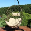 Discount 👏 Beige Resin Wicker Basket Hanging Egg Chair with Cushions - Beige by Sunnydaze Decor ✔️ -Sunnydaze Decor Shop Belk 4337