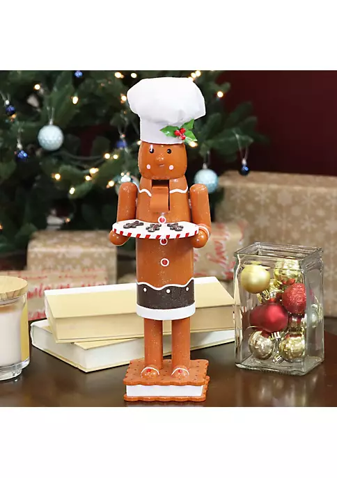 Outlet โญ Rodney the Gingerbread Baker Indoor Nutcracker Statue - 15 in by Sunnydaze Decor ๐ 8 Outlet โญ Rodney the Gingerbread Baker Indoor Nutcracker Statue - 15 in by Sunnydaze Decor ๐ - Image 6