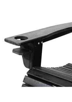 Top 10 ❤️ Sunnydaze All-Weather Black Adirondack Chair with Drink Holder - Set of 2 by Sunnydaze Decor 💯 -Sunnydaze Decor Shop Belk 4374