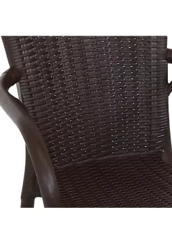 Hot Sale ๐ Segesta All-Weather Plastic Patio Armchair - Wenge - Set of 4 by Sunnydaze Decor ๐ฅฐ 10 Hot Sale ๐ Segesta All-Weather Plastic Patio Armchair - Wenge - Set of 4 by Sunnydaze Decor ๐ฅฐ -Sunnydaze Decor Shop Belk 4401