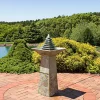 Hot Sale 🔔 Layered Slate Pyramid Water Fountain with LED Lights - 40 in by Sunnydaze Decor 💯 -Sunnydaze Decor Shop Belk 4429