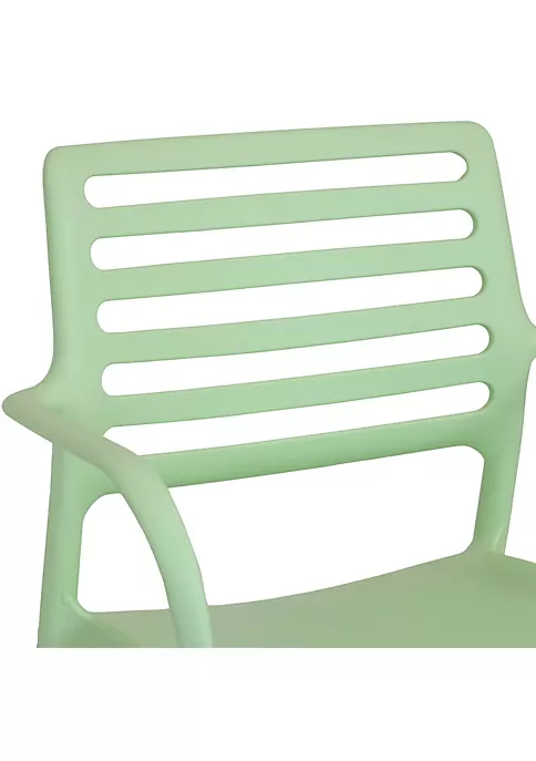 Best reviews of ๐ Astana Plastic Slat-Back Patio Armchair - Light Green - Set of 4 by Sunnydaze Decor โจ 5 Best reviews of ๐ Astana Plastic Slat-Back Patio Armchair - Light Green - Set of 4 by Sunnydaze Decor โจ - Image 3