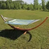 Coupon 👏 2-Person Quilted Hammock with Curved Wooden Stand - Blue/Green by Sunnydaze Decor 🔔 1 Coupon 👏 2-Person Quilted Hammock with Curved Wooden Stand - Blue/Green by Sunnydaze Decor 🔔 -Sunnydaze Decor Shop Belk 4482
