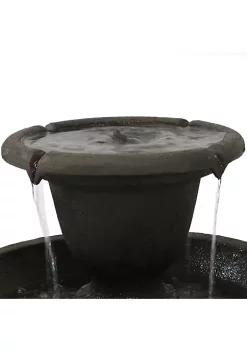 Hot Sale 🔔 Streaming Falls Polyresin Outdoor 2-Tier Water Fountain by Sunnydaze Decor ✨ -Sunnydaze Decor Shop Belk 4514