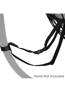 Outlet 😍 Black Resin Wicker Hanging Egg Chair with Cushions - Gray by Sunnydaze Decor ⭐ -Sunnydaze Decor Shop Belk 4621