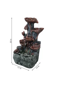 Cheapest 🧨 Driftwood and Stems Solar Water Fountain with Battery - 30 in by Sunnydaze Decor ⭐ -Sunnydaze Decor Shop Belk 4718