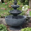 Flash Sale 🥰 Budding Fruition Polyresin Outdoor 3-Tier Water Fountain by Sunnydaze Decor ⭐ -Sunnydaze Decor Shop Belk 4720