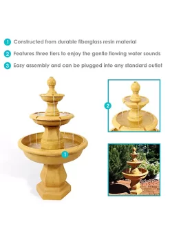 Best reviews of 🥰 Tropical Resin Outdoor 3-Tier Electric Water Fountain by Sunnydaze Decor 💯 11 Best reviews of 🥰 Tropical Resin Outdoor 3-Tier Electric Water Fountain by Sunnydaze Decor 💯 -Sunnydaze Decor Shop Belk 4764