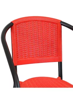 Promo ๐ Aderes Plastic Patio Armchair - Red - Set of 4 by Sunnydaze Decor ๐ฏ 10 Promo ๐ Aderes Plastic Patio Armchair - Red - Set of 4 by Sunnydaze Decor ๐ฏ -Sunnydaze Decor Shop Belk 4780