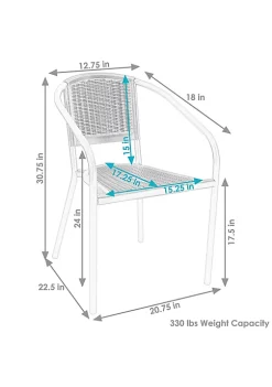 Promo ๐ Aderes Plastic Patio Armchair - Red - Set of 4 by Sunnydaze Decor ๐ฏ 12 Promo ๐ Aderes Plastic Patio Armchair - Red - Set of 4 by Sunnydaze Decor ๐ฏ -Sunnydaze Decor Shop Belk 4782