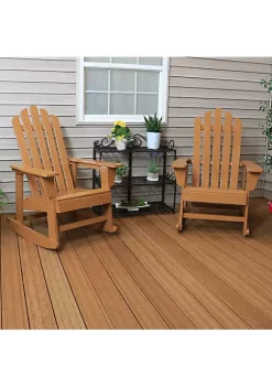 Top 10 🔥 Classic Wooden Adirondack Rocking Chair - Cedar Finish - Set of 2 by Sunnydaze Decor 😀 -Sunnydaze Decor Shop Belk 4817