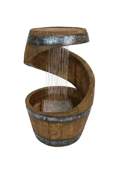 Hot Sale ๐งจ Spiraling Barrel Outdoor Water Fountain with LED Lights - 25 in by Sunnydaze Decor ๐ฏ 9 Hot Sale ๐งจ Spiraling Barrel Outdoor Water Fountain with LED Lights - 25 in by Sunnydaze Decor ๐ฏ -Sunnydaze Decor Shop Belk 4836