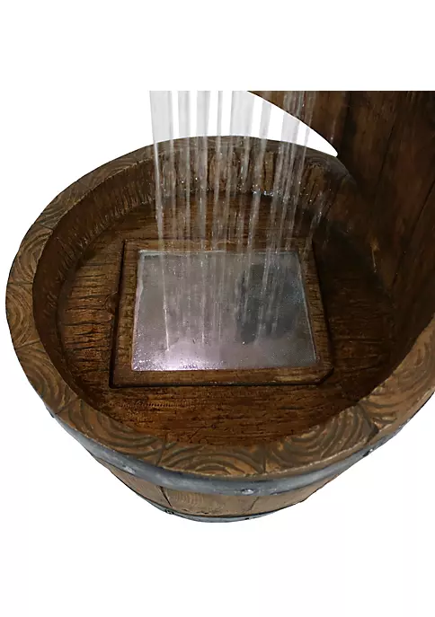 Hot Sale ๐งจ Spiraling Barrel Outdoor Water Fountain with LED Lights - 25 in by Sunnydaze Decor ๐ฏ 5 Hot Sale ๐งจ Spiraling Barrel Outdoor Water Fountain with LED Lights - 25 in by Sunnydaze Decor ๐ฏ - Image 3