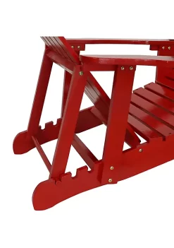 Best reviews of 👏 Fir Wood Adirondack Chair with Adjustable Back - Red - Set of 2 by Sunnydaze Decor 🌟 -Sunnydaze Decor Shop Belk 4917