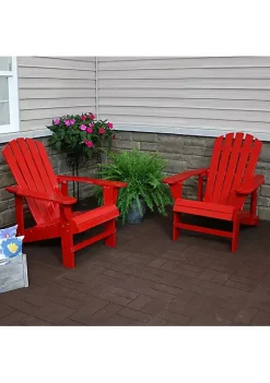 Best reviews of 👏 Fir Wood Adirondack Chair with Adjustable Back - Red - Set of 2 by Sunnydaze Decor 🌟 -Sunnydaze Decor Shop Belk 4919