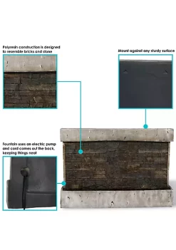 Best Pirce 🎁 Ancient Polyresin Outdoor Wall Water Fountain by Sunnydaze Decor 👍 -Sunnydaze Decor Shop Belk 4998