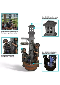 Outlet โ๏ธ Children Playing at Faucet Water Fountain with LED Lights - 40 in by Sunnydaze Decor ๐ 11 Outlet โ๏ธ Children Playing at Faucet Water Fountain with LED Lights - 40 in by Sunnydaze Decor ๐ -Sunnydaze Decor Shop Belk 5008