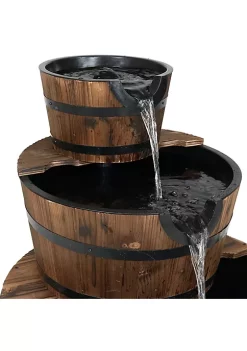 Coupon โญ Rustic 3-Tier Wooden Fir Barrel-Style Water Fountain - 30 in by Sunnydaze Decor ๐งจ 10 Coupon โญ Rustic 3-Tier Wooden Fir Barrel-Style Water Fountain - 30 in by Sunnydaze Decor ๐งจ -Sunnydaze Decor Shop Belk 5043