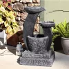 Wholesale ๐ Modern Cascading Bowls Solar Water Fountain with Battery - 28 in by Sunnydaze Decor ๐ 2 Wholesale ๐ Modern Cascading Bowls Solar Water Fountain with Battery - 28 in by Sunnydaze Decor ๐ -Sunnydaze Decor Shop Belk 5064