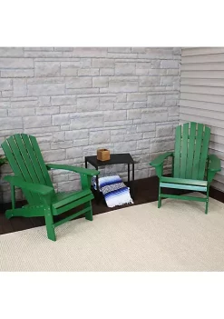 Top 10 💯 Coastal Bliss Fir Wood Adirondack Chair - Green - Set of 2 by Sunnydaze Decor 💯 -Sunnydaze Decor Shop Belk 5137