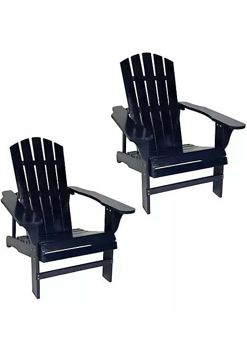 Deals ๐ Coastal Bliss Fir Wood Adirondack Chair - Navy Blue - Set of 2 by Sunnydaze Decor ๐ฅ 4 Deals ๐ Coastal Bliss Fir Wood Adirondack Chair - Navy Blue - Set of 2 by Sunnydaze Decor ๐ฅ - Image 2