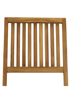 Best reviews of ✔️ Nantasket Solid Teak Folding Slat-Back Patio Chair - Set of 2 by Sunnydaze Decor ❤️ -Sunnydaze Decor Shop Belk 5160