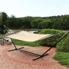Best Pirce 😀 2-Person Polyester Rope Hammock with Steel Stand - Tan by Sunnydaze Decor 🥰 -Sunnydaze Decor Shop Belk 5194