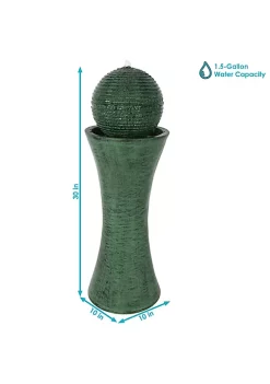 Discount ⌛ Desert Spring Solar Water Fountain with Battery/Pump - 30 in by Sunnydaze Decor ✔️ -Sunnydaze Decor Shop Belk 5278