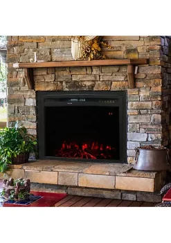 Discount 😉 28 in Contemporary Comfort Indoor Electric Fireplace Insert by Sunnydaze Decor 👍