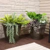 Wholesale ⭐ 24 in Anjelica Unbreakable Polyresin Planter - Sable - Set of 4 by Sunnydaze Decor ⌛ -Sunnydaze Decor Shop Belk 5304