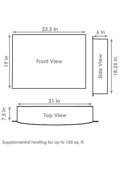 Deals ❤️ 23 in Contemporary Comfort Indoor Electric Fireplace Insert by Sunnydaze Decor 👍 -Sunnydaze Decor Shop Belk 533